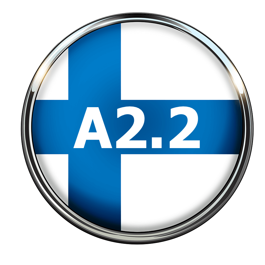 Иконка уровня финского языка А2.2