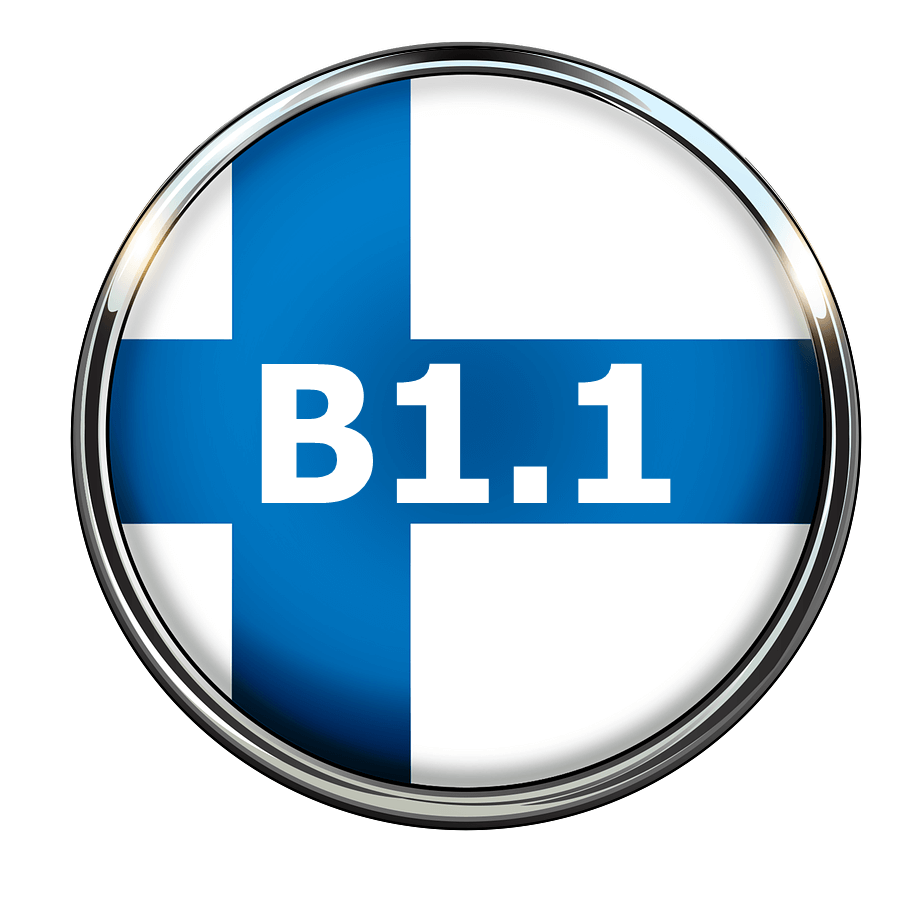 Иконка уровня финского языка В1.1