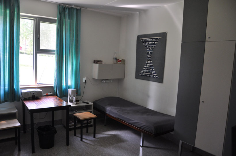 тюремная комната в Финляндии