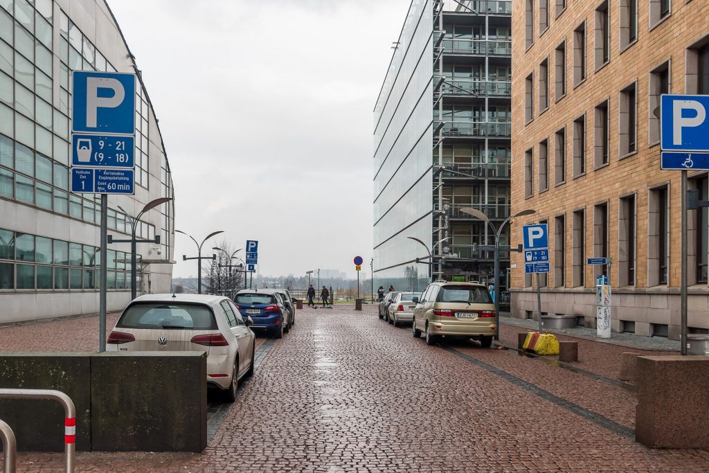 парковка в Хельсинки