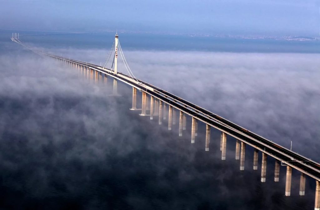 самый длинный мост в мире Даньян Куньшаньский мост
