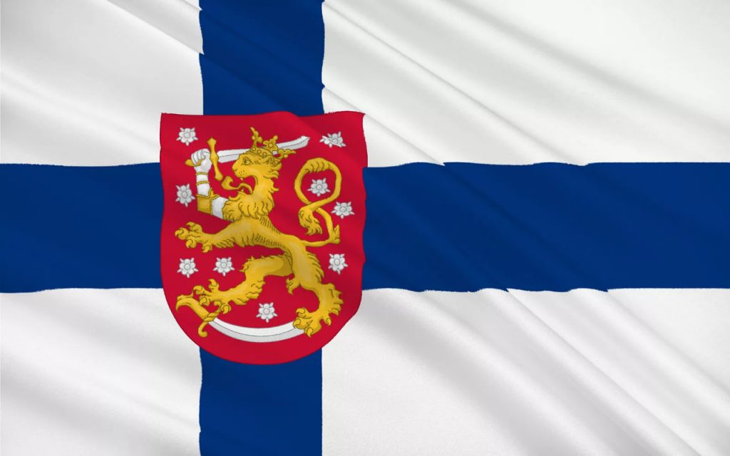 флаг и герб Финляндии