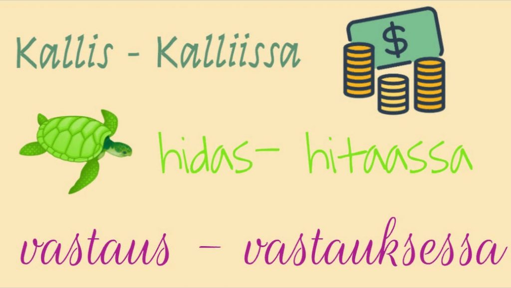 слова в финском на as